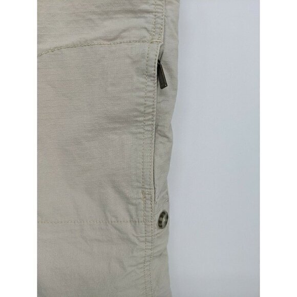 Woolrich Bermuda Shorts Roll Up  Women's Small S Stone Ripstop Outdoor Casual - Picture 5 of 8